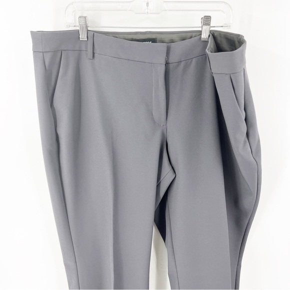 ✅ EXPRESS SUPER SOFT TWILL GREY BOOT LOW RISE TROUSERS SIZE 18 REGULAR - Picture 2 of 9